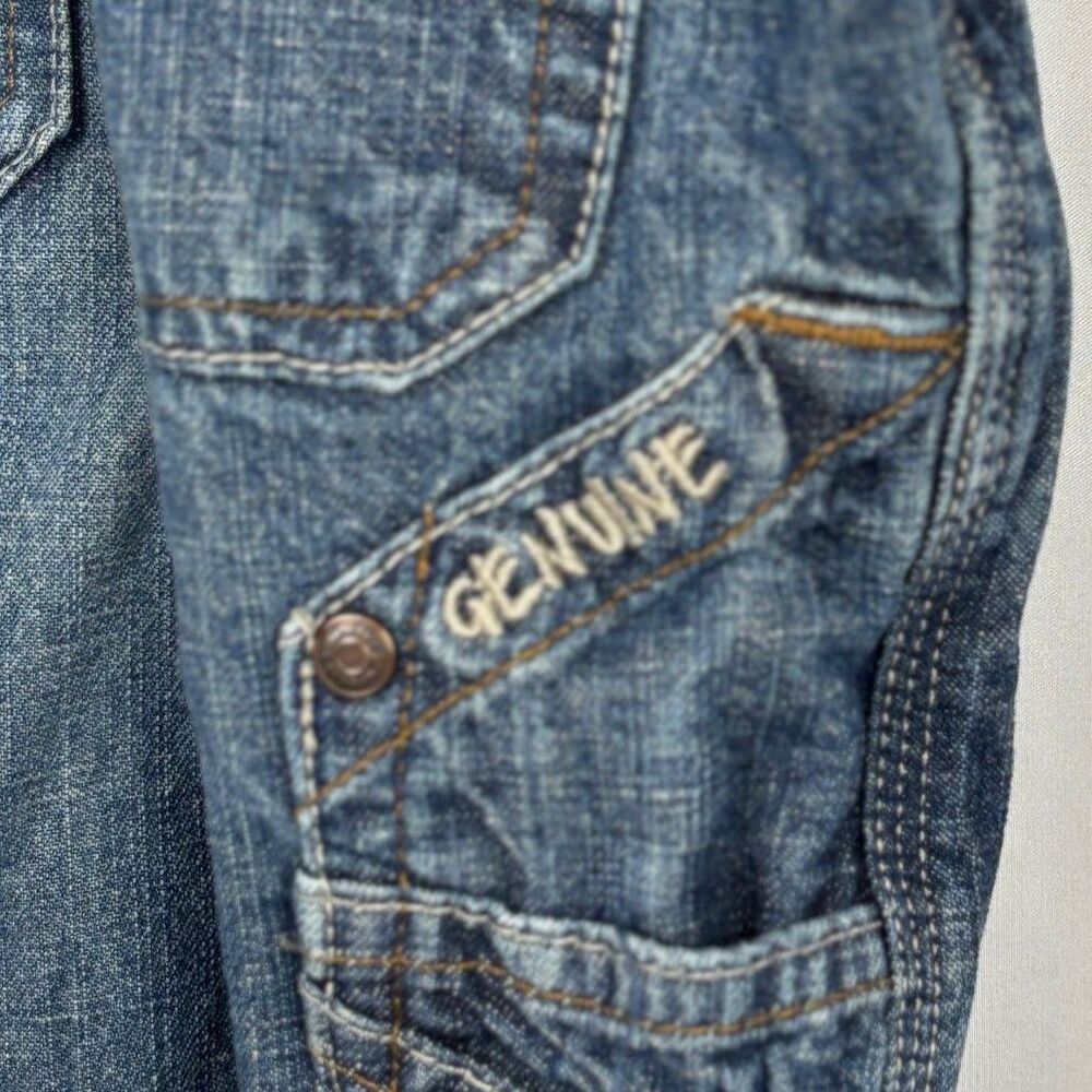 Genuine Kids From OshKosh Vestbak Overalls Vintage Target 2T Denim Kid Core - Picture 5 of 11